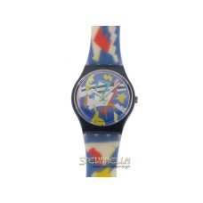 SWATCH GN132 classic quarzo cassa e cinturino plastica colorati new